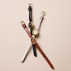 Thumbnail Image 4 of Ladies’ Coach Sammy Gold-Tone IP Black Leather Strap Watch with Black Oval Dial (Model: 14504421)