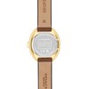 Thumbnail Image 3 of Ladies’ Coach Sammy Gold-Tone IP Brown Leather Strap Watch with Oval Brown Dial (Model: 14504426)