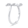 Thumbnail Image 2 of 1/10 CT. T.W. Lab-Grown Diamond Bubbles Letter "I" Ring in Sterling Silver (F/VS2)