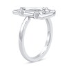 Thumbnail Image 2 of 1/10 CT. T.W. Certified Lab-Grown Diamond Bubbles Letter "D" Ring in Sterling Silver (F/VS2)