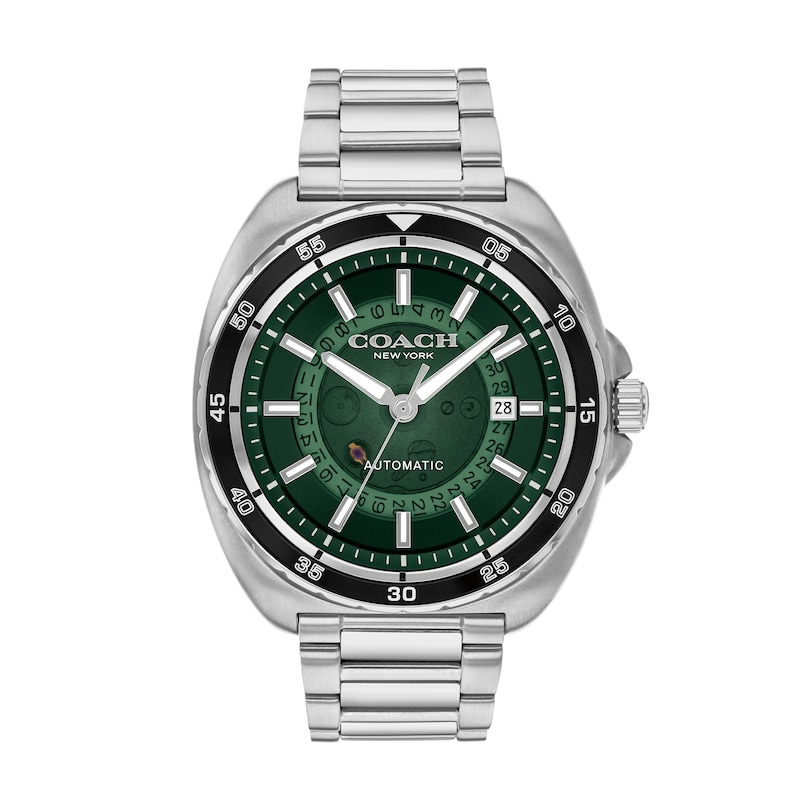 Main Image 1 of Men's Coach Charter Automatic Watch with Green Dial (Model: 14602713)