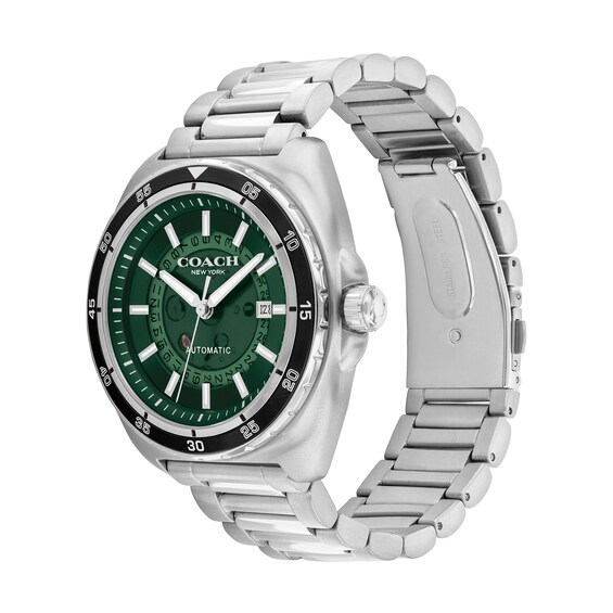 Men's Coach Charter Automatic Watch with Green Dial (Model: 14602713)