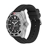 Thumbnail Image 2 of Men's Coach Charter Automatic Grey IP Black Silicone Strap Watch with Black Dial (Model: 14602715)