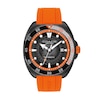 Thumbnail Image 1 of Men's Coach Charter Automatic Black IP Orange Silicone Strap Watch with Black Dial (Model: 14602716)
