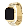 Thumbnail Image 2 of Ladies' Coach Apple Straps Gold-Tone Crystal Interchangeable Replacement Band Smart Watch Attachment (Model: 14700258)