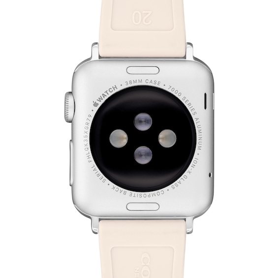 Ladies' Coach Apple Straps Floral Silicone Interchangeable Replacement Band Smart Watch Attachment (Model: 14700265)