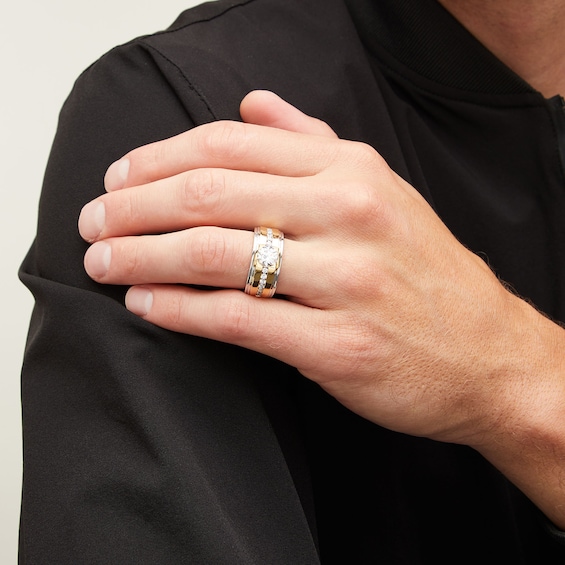 2 CT. T.w. Lab-Grown Diamond Channel-Set Ring in 10K Gold (F/Si2)