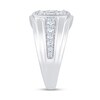 Thumbnail Image 2 of 1-1/2 CT. T.W. Cushion-Shaped Certified Lab-Grown Multi-Diamond Ring in 10K White Gold (F/SI2)
