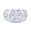 Thumbnail Image 4 of 1-1/2 CT. T.W. Cushion-Shaped Certified Lab-Grown Multi-Diamond Ring in 10K White Gold (F/SI2)