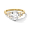 Thumbnail Image 1 of 2-3/8 CT. T.W. Oval Certified Lab-Grown Diamond Double Collar Engagement Ring in 14K Gold (F/VS2)