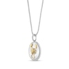 Thumbnail Image 2 of 1/2 CT. T.W. Diamond Scorpion Pendant in 10K Two-Tone Gold - 22”