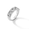 Thumbnail Image 3 of 1-3/4 CT. T.W. Trillion-Cut and Round Certified Lab-Grown Diamond Anniversary Band in 14K White Gold (F/VS2)