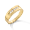 Thumbnail Image 3 of 1/4 CT. T.W. Diamond Five Stone Channel Anniversary Band in 14K Gold