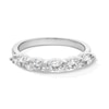 Thumbnail Image 1 of 1 CT. T.W. Marquise-Cut Diamond Double Row Anniversary Band in 14K White Gold