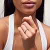 Thumbnail Image 2 of 1 CT. T.W. Marquise-Cut Diamond Double Row Anniversary Band in 14K White Gold