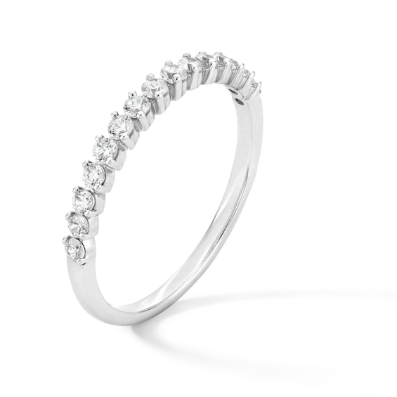 1/3 CT. T.w. Diamond Graduated Stackable Anniversary Band in 10K White Gold