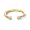 Thumbnail Image 1 of 1/4 CT. T.W. Diamond Open Shank Stackable Anniversary Band in 14K Gold - Size 7