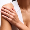 Thumbnail Image 2 of 1/6 CT. T.W. Diamond Bamboo Vintage-Style Stackable Anniversary Band in 10K Gold