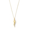 Thumbnail Image 1 of Italian Horn Pendant in Hollow 14K Gold - 20”