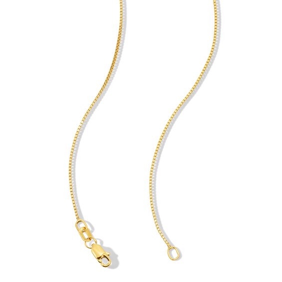 Italian Horn Pendant in Hollow 14K Gold - 20”