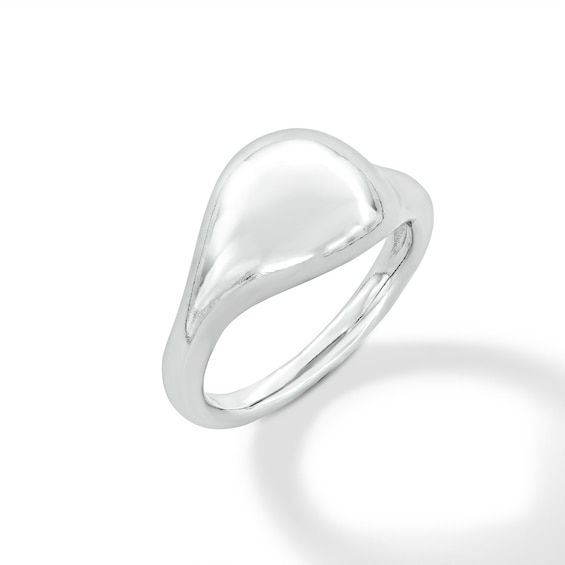 Domed Ring in Solid Sterling Silver - Size 7