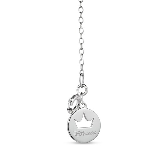Enchanted Disney Cinderella Lab-Created Opal and Diamond Accent Pendant and Stud Earrings Set in Sterling Silver