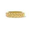 Thumbnail Image 3 of Rope Chain Channel Ring in Solid 14K Gold - Size 7