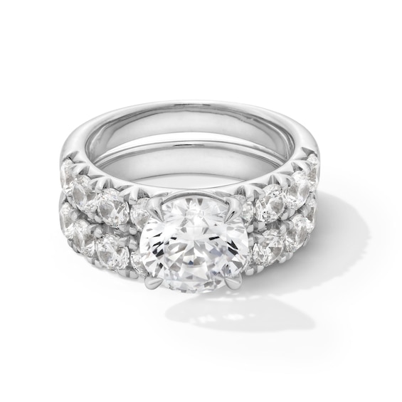5-1/2 CT. T.w. Certified Lab-Grown Diamond Bridal Set in 14K White Gold (F/Vs2)