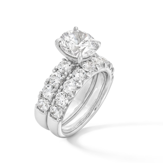 5-1/2 CT. T.w. Certified Lab-Grown Diamond Bridal Set in 14K White Gold (F/Vs2)