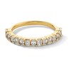 Thumbnail Image 1 of 1 CT. T.W. Oval and Emerald-Cut Diamond Alternating Anniversary Band in 14K Gold