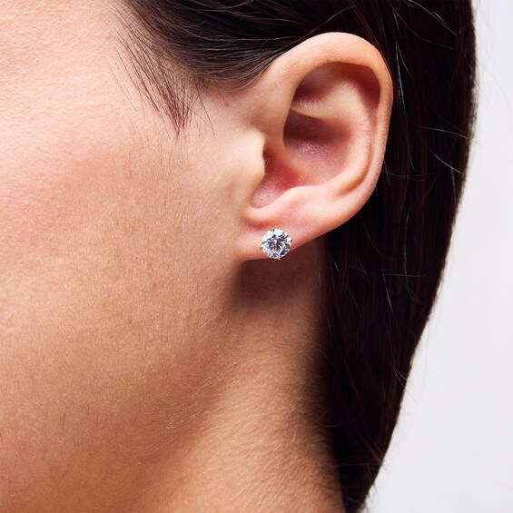 2 CT. T.w. Certified Lab-Grown Diamond Solitaire Stud Earrings in 14K Gold (F/Si2