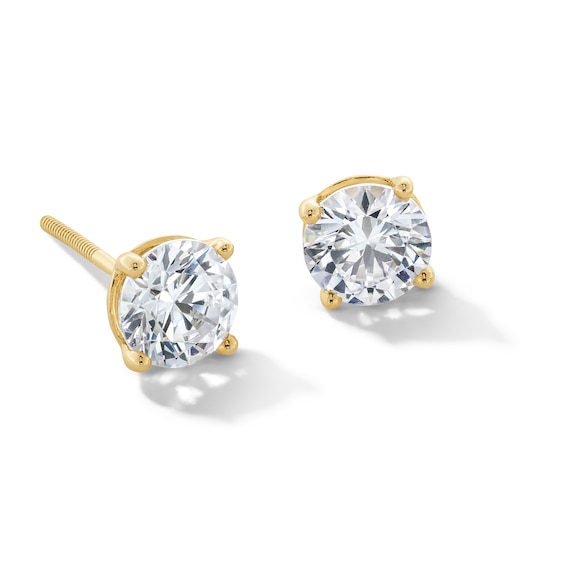 1-1/2 CT. T.w. Certified Lab-Grown Diamond Solitaire Stud Earrings in 14K Gold (F/Si2)