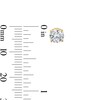 Thumbnail Image 3 of 1-1/2 CT. T.W. Certified Lab-Grown Diamond Solitaire Stud Earrings in 14K Gold (F/SI2)