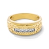 Thumbnail Image 1 of 1/4 CT. T.W. Diamond Five Stone Nugget Anniversary Band in 10K Gold