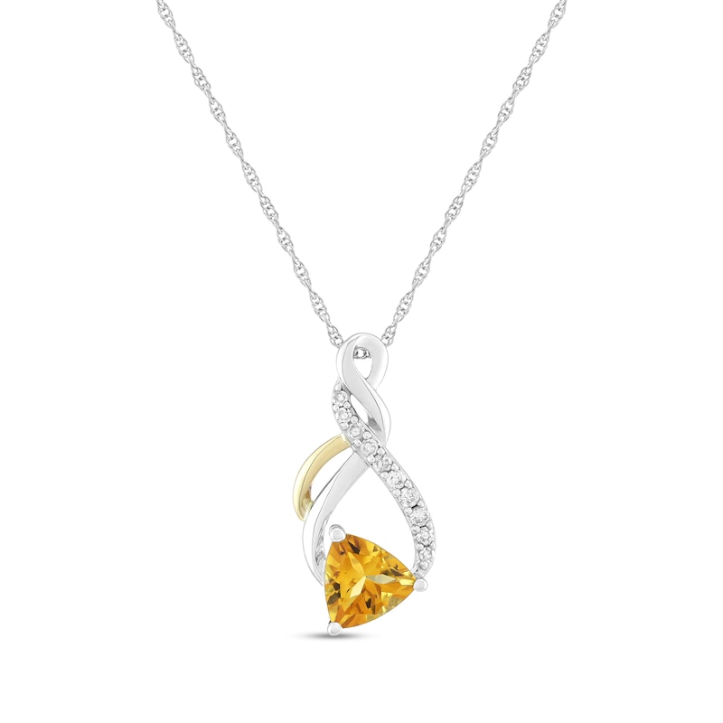 Two tone Citrine necklace Two tone Citrine necklace