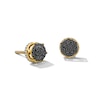 Thumbnail Image 1 of 1/6 CT. T.W. Black Multi-Diamond Stud Earrings in 10K Gold