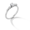 Thumbnail Image 3 of 1/2 CT. T.W. Multi-Shaped Diamond Five Stone Engagement Ring in 14K White Gold