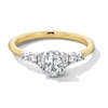 Thumbnail Image 1 of 3/4 CT. T.W. Oval Diamond Collar Seven Stone Engagement Ring in 14K Gold