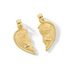 Thumbnail Image 2 of Diamond-Cut “Te Amo” Double Break-Apart Necklace Charm in Solid 14K gold