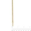 Thumbnail Image 3 of 2.9mm Diamond-Cut Buckle Link Stampato Bracelet in Hollow 14K Gold - 7.5"