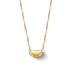 Thumbnail Image 1 of Crescent Necklace in Solid 10K Gold