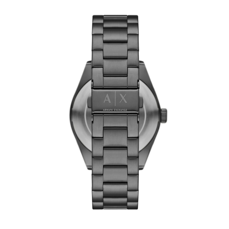 Main Image 2 of Men’s Armani Exchange Gunmetal Grey IP Watch with Navy Blue Dial (Model: AX1421)