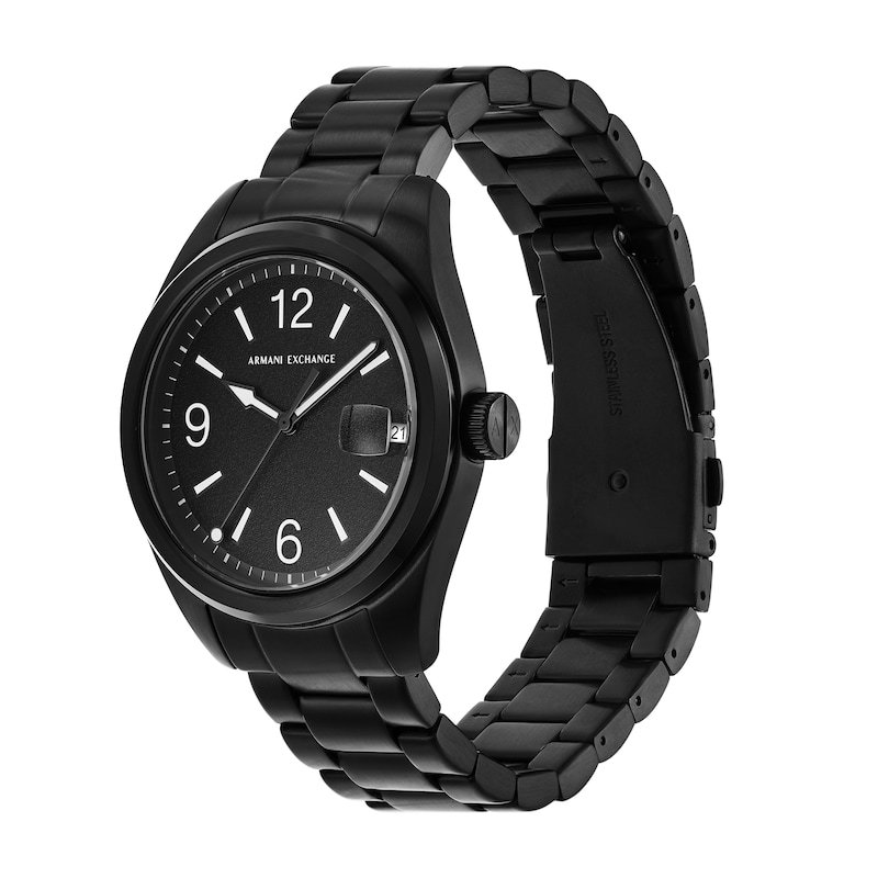 Main Image 4 of Men’s Armani Exchange Kilian Black IP Watch with Black Dial (Model: AX1422)
