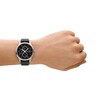 Thumbnail Image 5 of Men’s Armani Exchange Dante Green Leather Strap Watch with Black Dial (Model: AX1883)