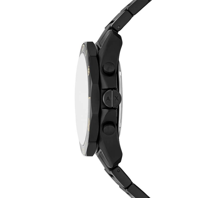 Main Image 3 of Men’s Armani Exchange  Black IP Chronograph Watch with Black Dial (Model: AX1963)
