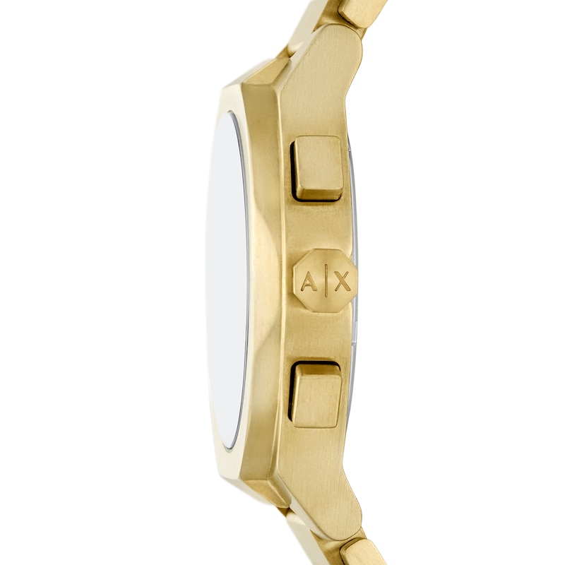Main Image 3 of Men’s Armani Exchange  Gold-Tone IP Chronograph Watch with Black Dial (Model: AX4180)