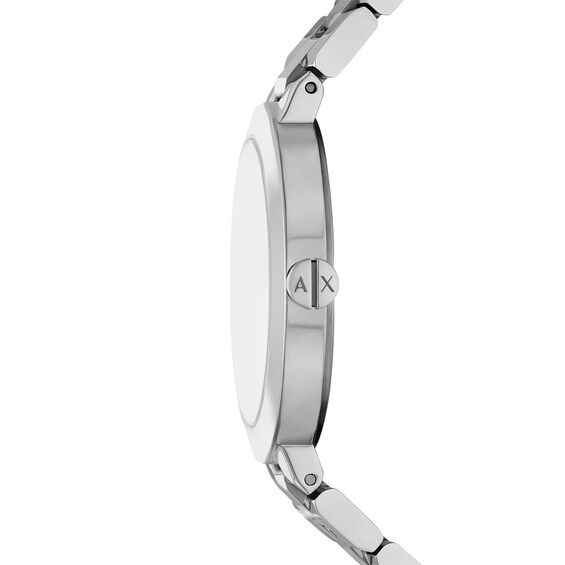 Ladiesâ Armani Exchange Crystal Accent Watch with Silver-Tone Dial (Model: Ax5170)