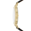 Thumbnail Image 3 of Ladies’ Armani Exchange Jackie Crystal Accent Gold-Tone IP Black Leather Strap Watch with Gold-Tone Dial (Model: AX5174)