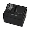 Thumbnail Image 4 of Men’s Armani Exchange  Black IP Chronograph Watch and Curb Chain Necklace Set (Model: AX7160SET)