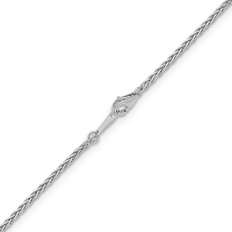 Main Image 3 of 1.5mm Wheat Chain Necklace in Solid Platinum - 16"
